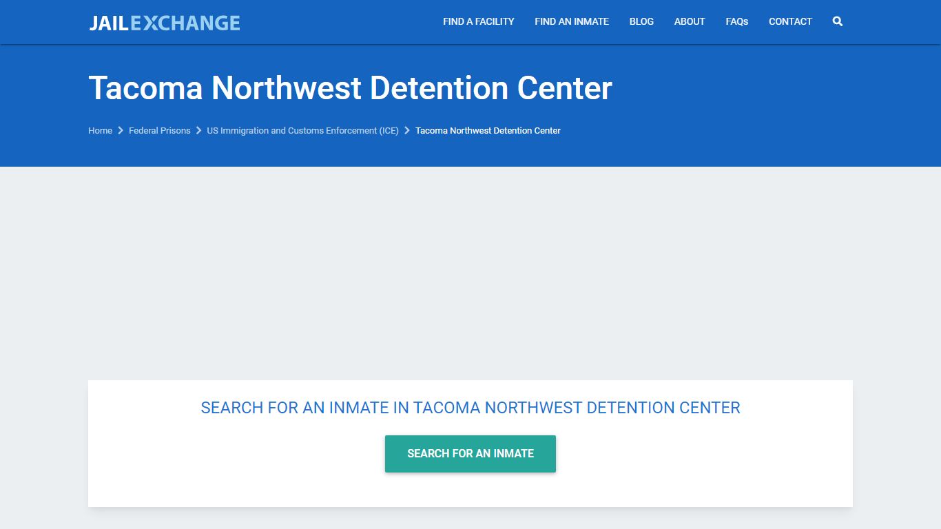 Tacoma Northwest Detention Center ICE Detainee Locator | Visitation ...